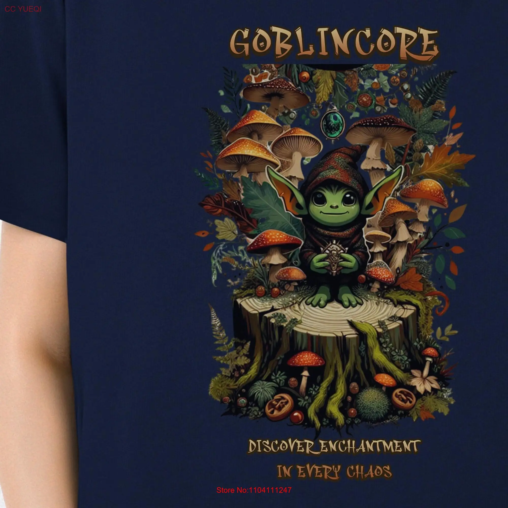 GOBLINCORE T Shirt Whimsical World of Nature's Oddities Natural Treasure Awaits Rustic Living Folklore GREAT GIFT Cotton