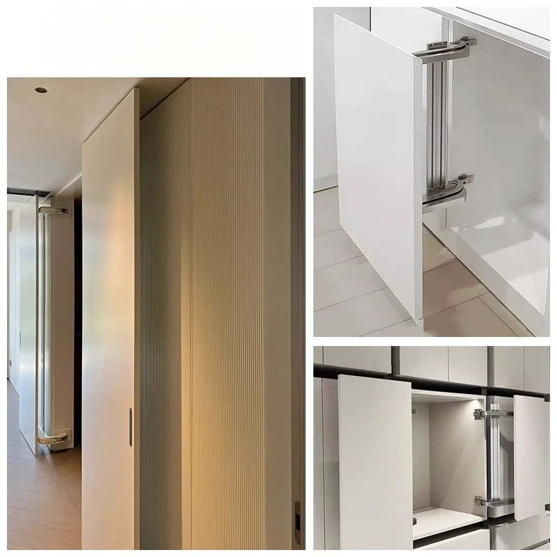Move hinge bookcase external swing door folding damping buffer heavy duty five accessories