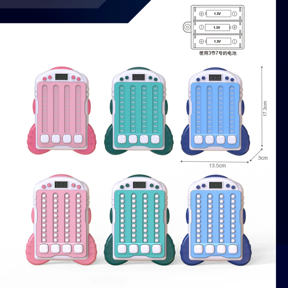 Ritmo Master Musica Velocità rivoluzionaria Push Gioco di illuminazione Educazione precoce Puzzle Decompressione Giocattolo per l'addestramento al pensiero cerebrale