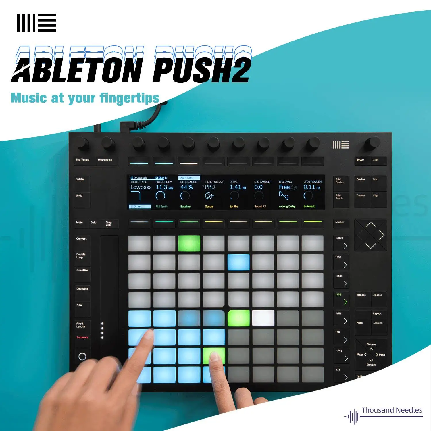 Controlador de teclado Ableton Push2 Original LIVE 12 Suite Max para LiveMIDI