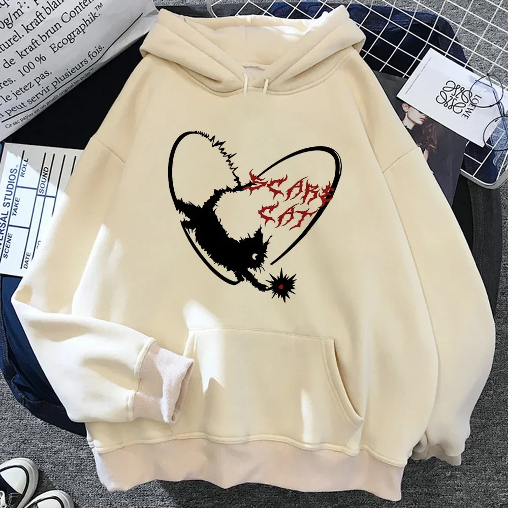 Cat hoodies women harajuku Hoody sweatshirts women 90s clothing