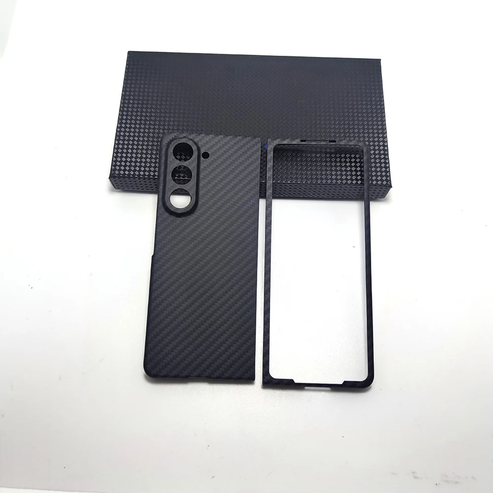 

case for Samsung Galaxy Z Fold 5 Carbon fiber Cover Ultra Thin Real Carbon Case For Galaxy Z Fold 5 Aramid Fiber Cover