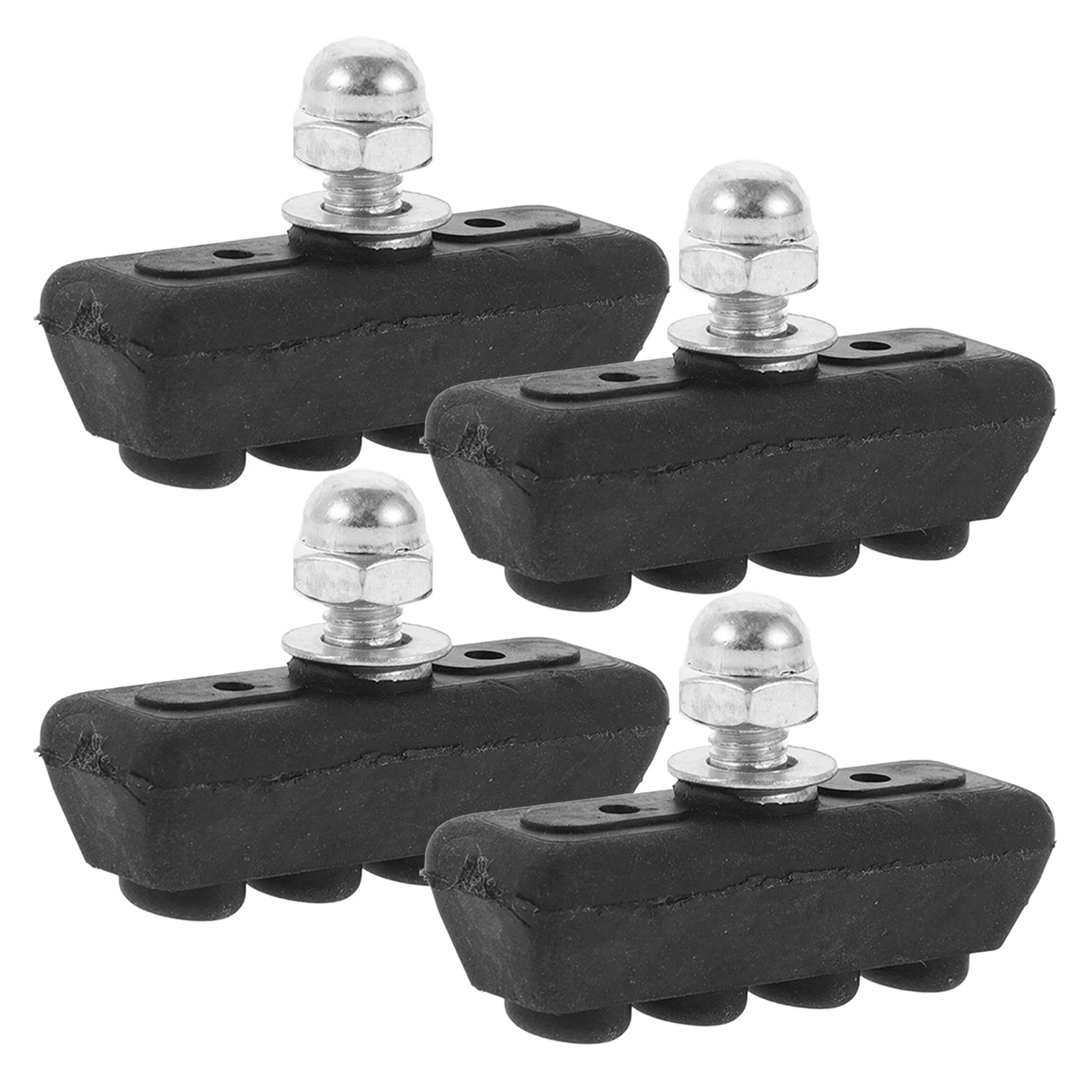 

4pcs Bicycle Brake Pads Replacement For Road Mountain Electric Bikes Durable Wear-Resistant Heat Resistant Long