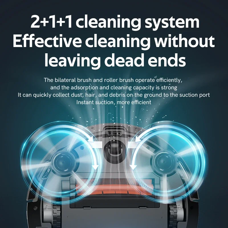 New Sweeping Robot 2000pa Suction Vacuum Cleaner Wifi Remote Control Wireless  Auto Recharge Smart Map Navigation Robots OB11Pro