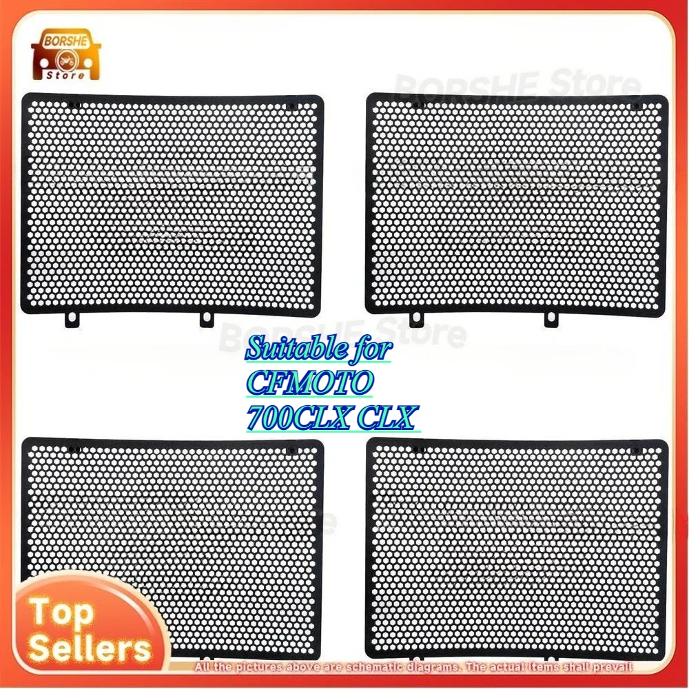 

Suitable for CFMOTO 700CLX CLX Sport Retro Modification Radiator Guard Protective Mesh Heat Dissipation Cover Accessory