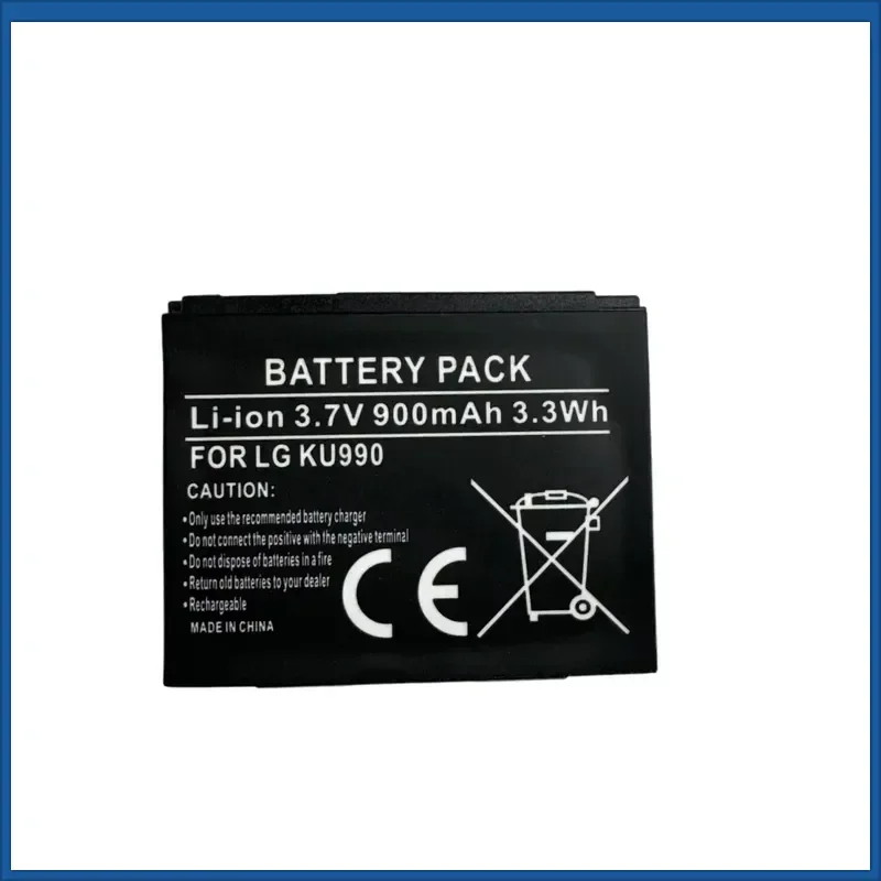 New 3.7V 900mAh for LGIP-580A for LG KU990 KC910 KE998 KM900 KW838 KE990 Mobile Phone Battery