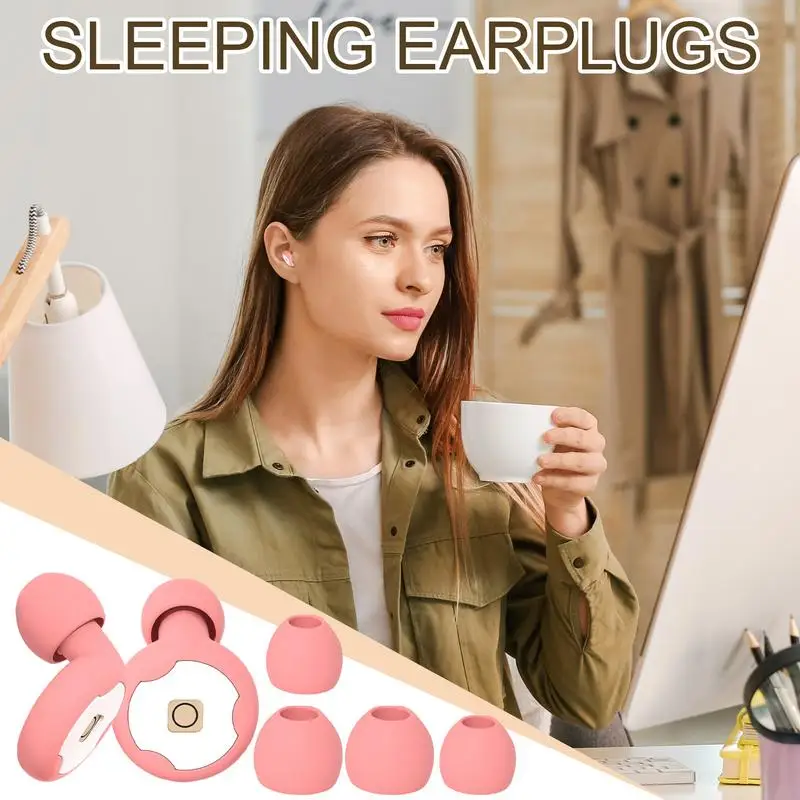 Беруши для сна, беруши для защиты органов слуха, мягкие силиконовые беруши с шумоподавлением, защита слуха для концертов, самолетов