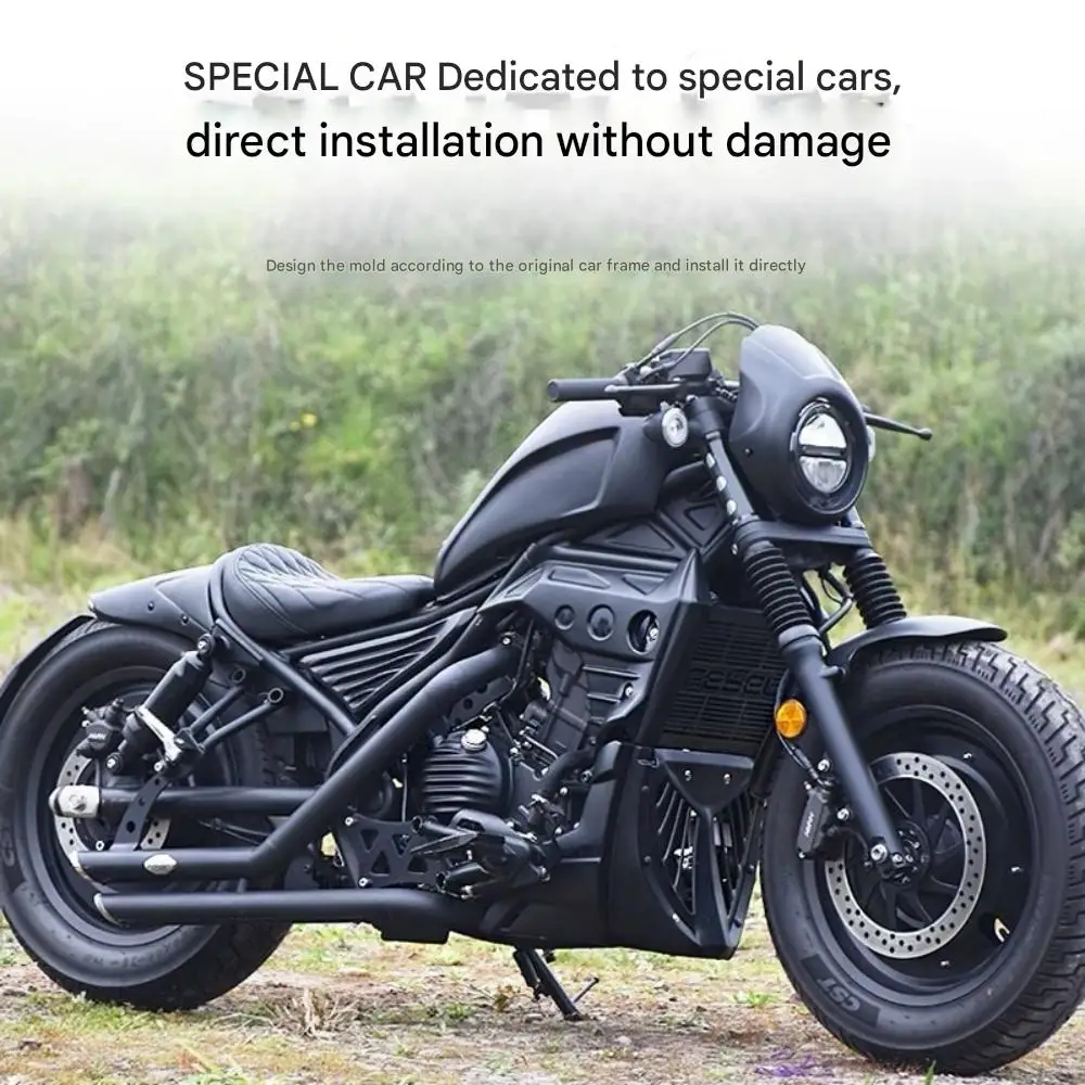 Modified eight-hole exhaust pipe fit for honda REBEL 300 CMX300