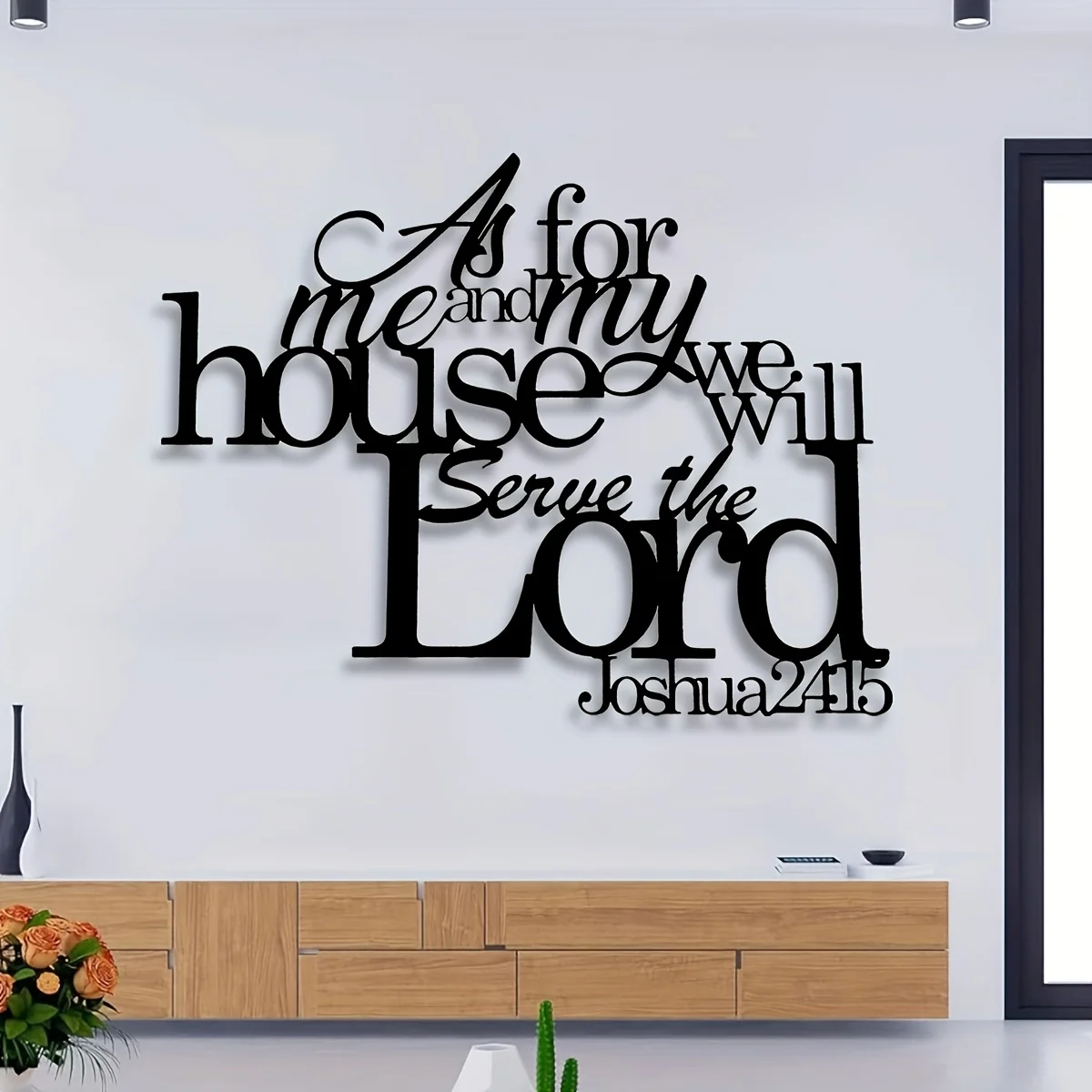 Wall Art Featuring the Biblical Verse: