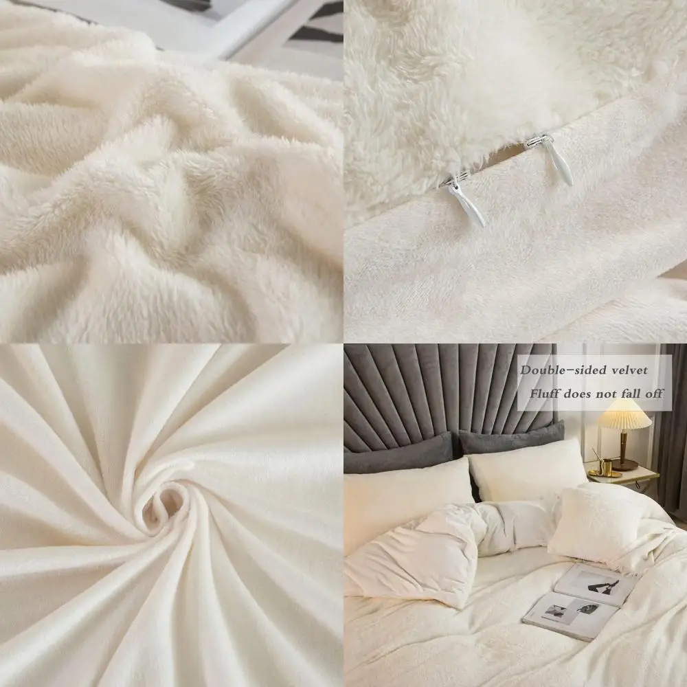 

Бархатный плюшевый лохматый комплект пододеяльников, роскошный комплект пододеяльников Ultra Sot luy, зимний комплект пододеяльников uzzy, (1 пододеяльник aux ur +2 а