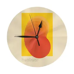 Bauhaus 90 Wall Clock Room Decoration Clock Must-have Ornament Round
