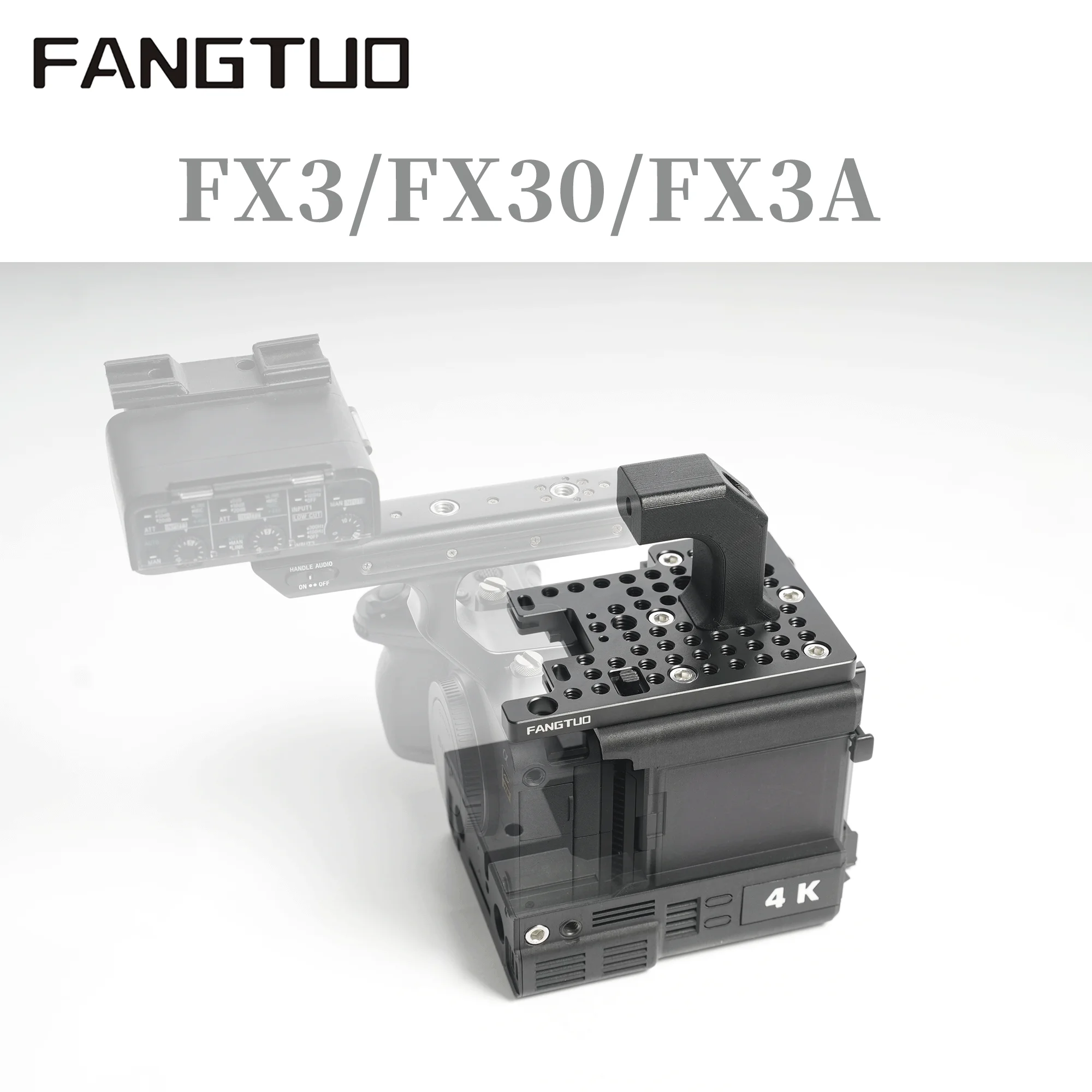 

Suitable for Sony FX3A film camera v-port battery kit expanded aluminum alloy cheese board upgraded and enhanced version Fangtuo