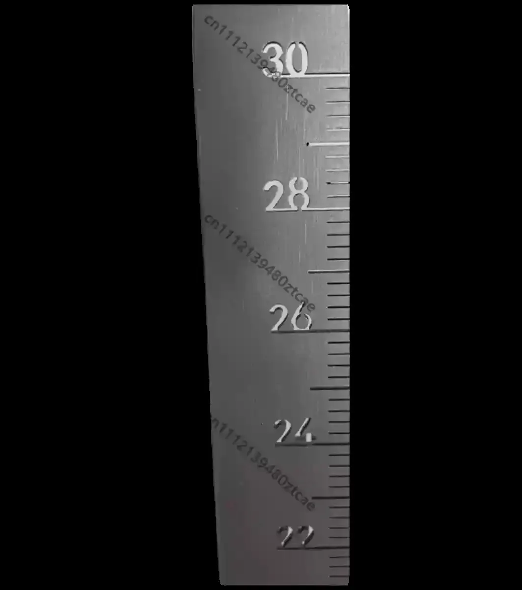 Developing Ruler Stainless Steel X-Ray Fluoroscopic Measuring Scale Orthopedic Intraoperative Bone Size Measurement Instrument