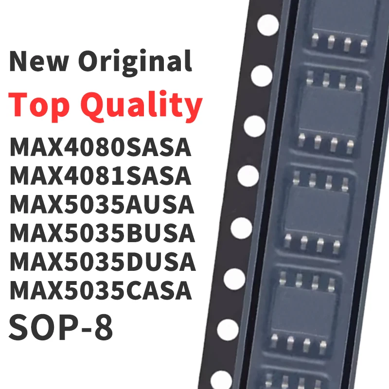 (1 Piece) MAX4080SASA MAX4081SASA MAX5035AUSA MAX5035BUSA MAX5035DUSA MAX5035CASA +T SOP-8 New Original Chip