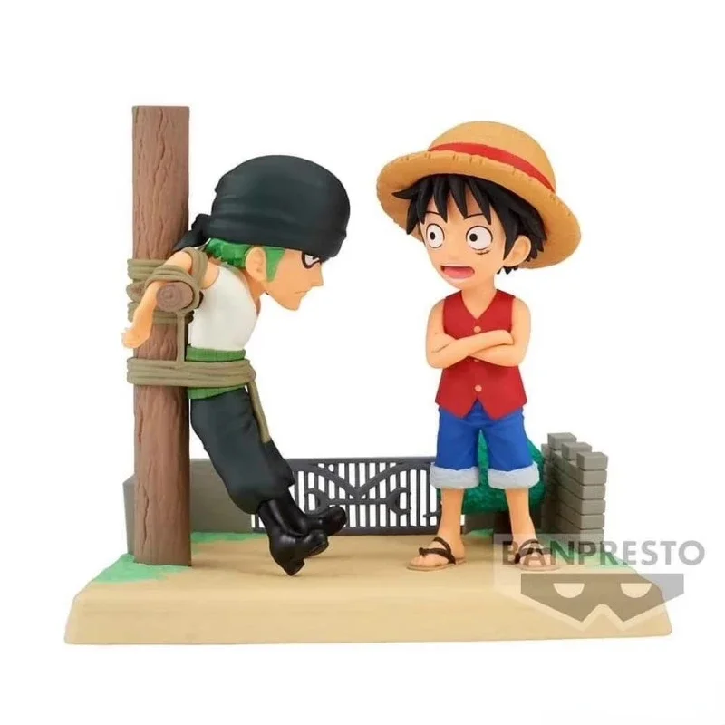 Фигурка Bandai из аниме ONE PIECE WCF Luffy Zoro, фигурка героя, игрушки для мальчиков и девочек, рождественский подарок, Коллекционная модель