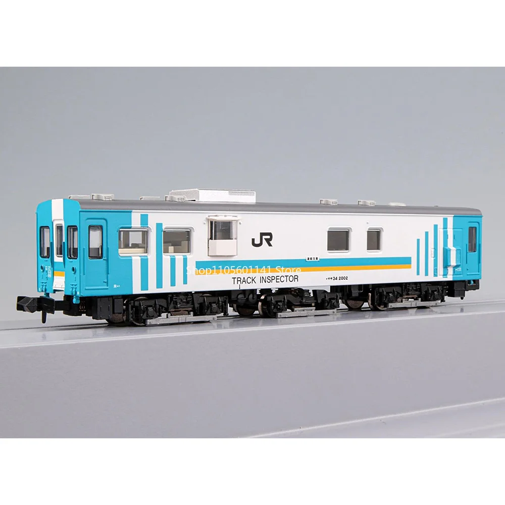 N Scale Train Model A0301 34 Non-contact Track Inspection Vehicle No. 2002 Railcar Model Toy No Power