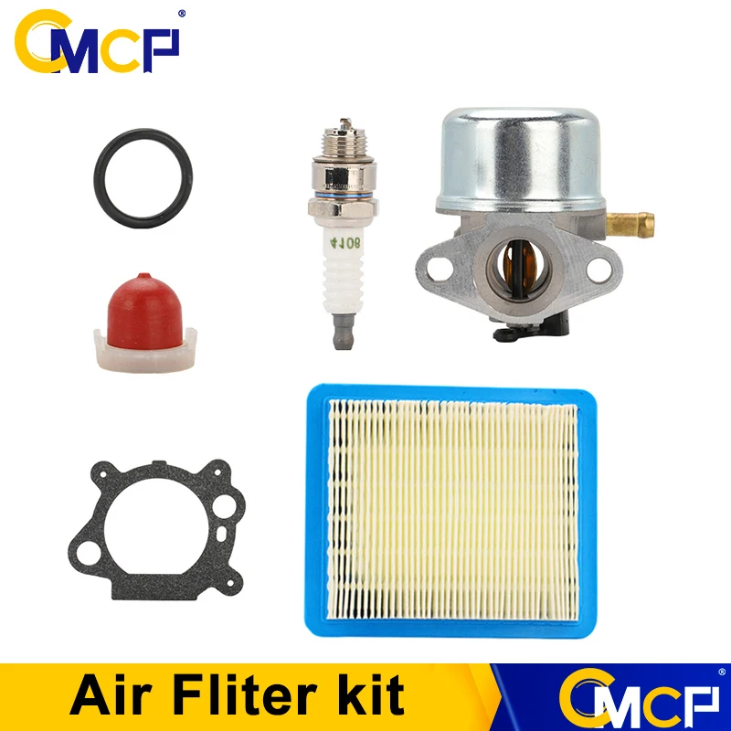 CMCP Carburetor for Briggs & Stratton 799868 498170 498254 497314 6-6.75HP Engine with Air Filter Gasket Lawn Mower Parts