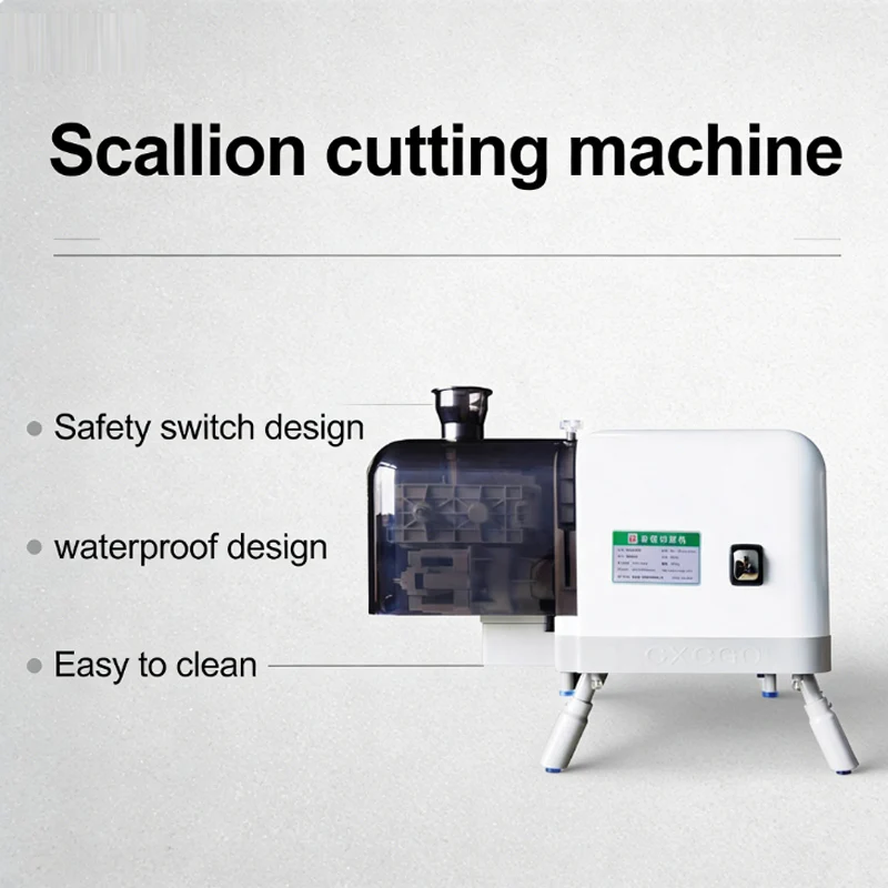 

Commercial Scallion Shredder Cutter Shallots Electric Green Onions Shred Cutting Machine