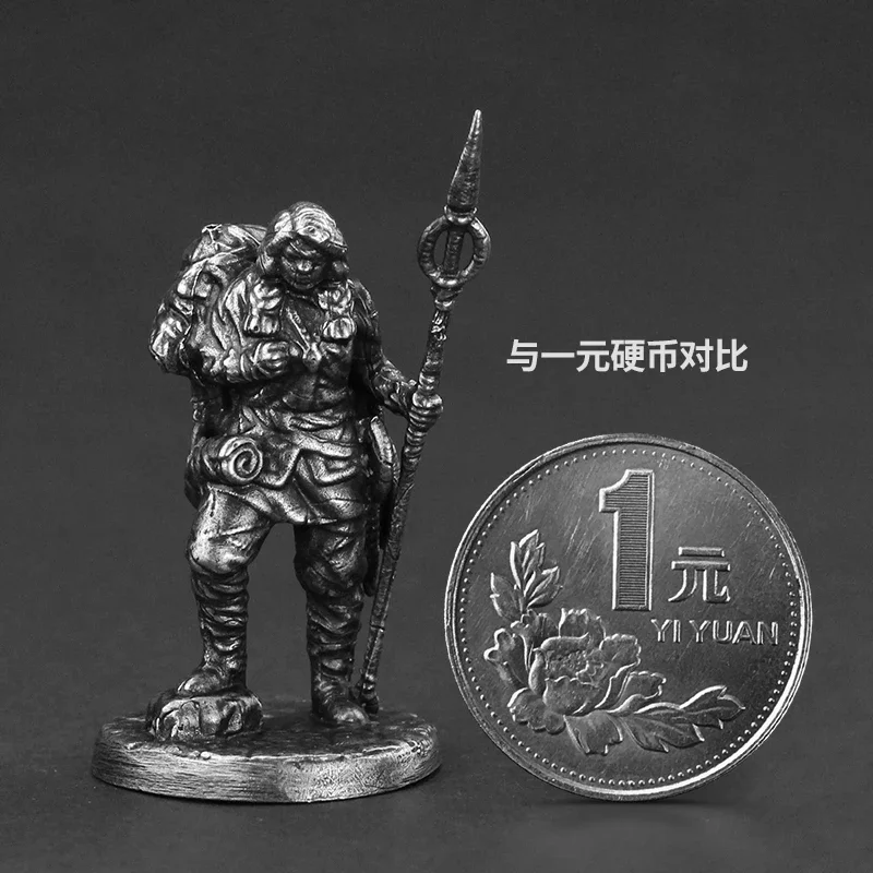 Cupronichel Metallo Ghiaccio Il Soldato dell'Esercito Continentale Modello Gioco da Tavolo Pezzo Action Figures Ornamento in Miniatura Accessori Giocattoli
