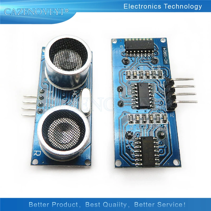 1 sztuk/partia moduł ultradźwiękowy HC-SR04 5V przetwornik pomiaru odległości czujnik HC SR04 HCSR04 przetwornik ultradźwiękowy czujnik w magazynie