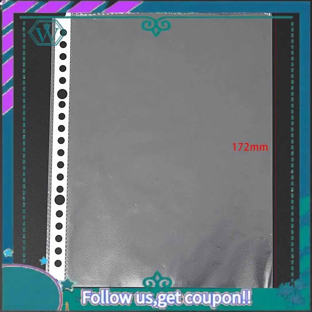 A75Q-Pack Of 400 A5 Clear Punched Pockets - Plastic Poly Folders