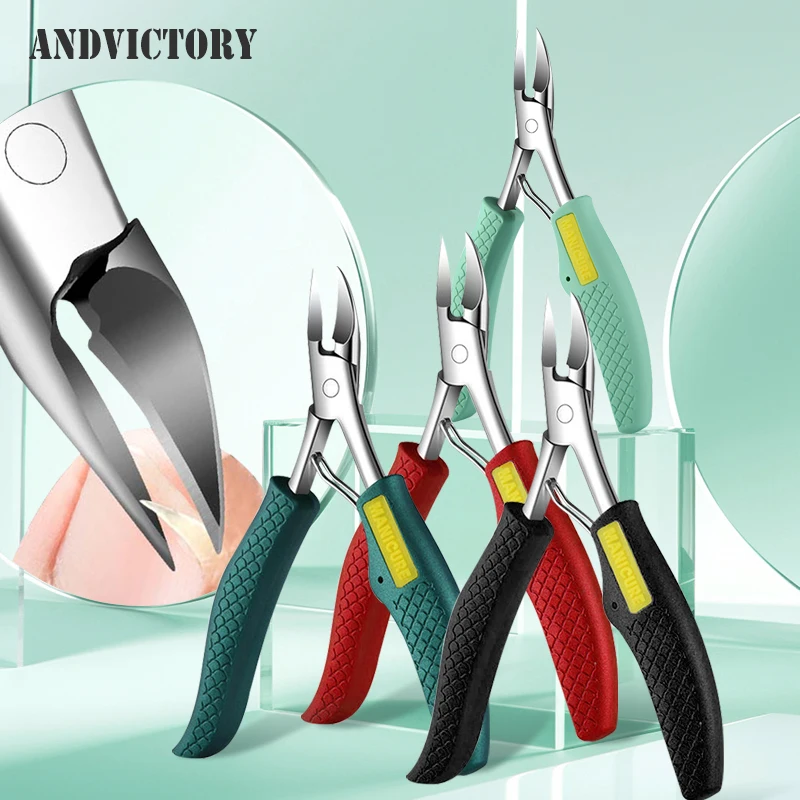 

1Pcs Ingrown Nail Clippers Precision Thick Toenail Cutter for Ingrown Curly Nails Comfort Grip Clipper Ergonomic Handle