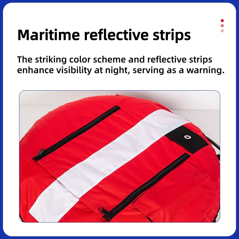 Free snorkeling signal float diving buoy fire rescue sea surface inflatable positioning buoy Water Sports Diving equipment