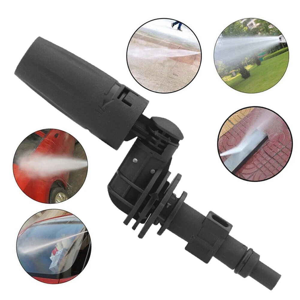 360° Rotating High Pressure Washer Nozzle Adjustable Angle Sprayer For -Karcher Adjustable Multifunctional Angle Car Wash Gun