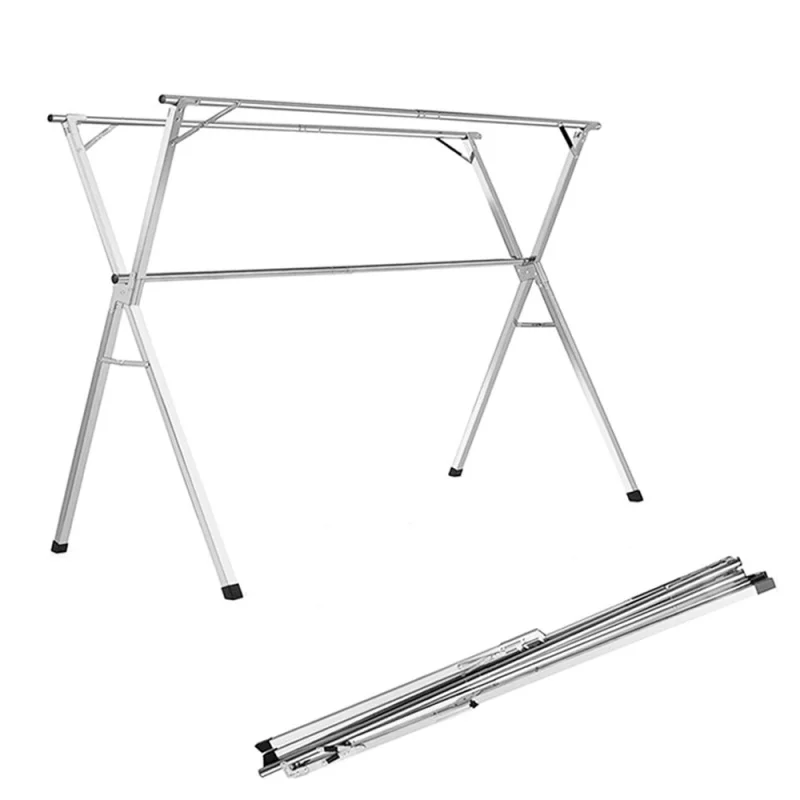 

Custom Garment Retail Display Clothing Drying Rack Clothes Stands Laundry Hangers Coat Rack