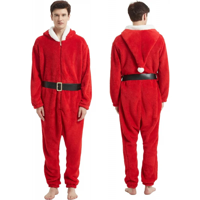 

III HHONS Onesie Adult Costume Animal Pajamas Halloween Cosplay Sleepwear for Women/Men