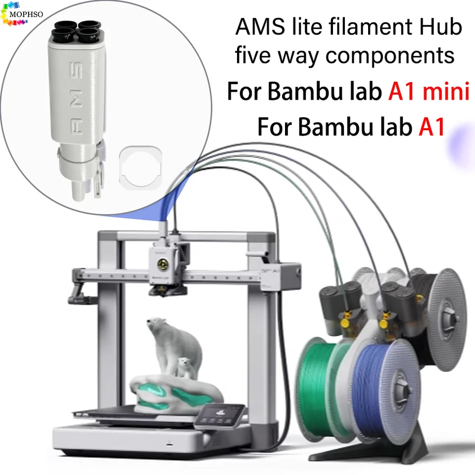 Bambu Lab 3Dプリンタ AMS Lite フィラメントハブ 1個
