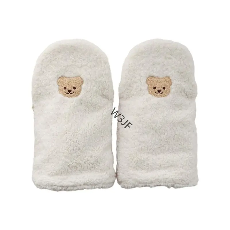 

W3JF Cartoon Pram Pushchair Gloves Baby Stroller Hand Muffs Windproof Hand Warmer