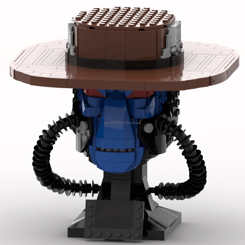 Moc 690pcs Star Battle Mercenary Cad Bane Helmets Model Building Blocks Bricks Education Assembly Toys for Kids Christmas Gifts