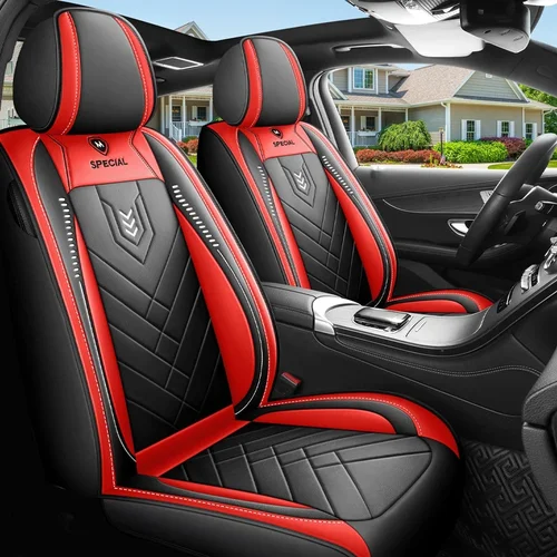 Imagen 2 del producto Nuevo cojín de asiento de coche mejorado, nueva funda de asiento de coche completamente cerrada, funda de asiento de coche pequeña universal para todas las estaciones, funda de asiento de cuero