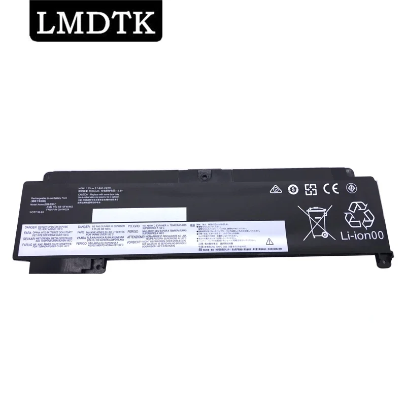 

LMDTK New 00HW022 00HW023 00HW024 00HW025 Laptop Battery For Lenovo T460S T470S ASM P/N SB10F46462