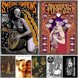 The Smashing Pumpkins Band Poster Modern Canvas Art Poster and Wall Art Picture Print For Family Home Bedroom Decor Frameless