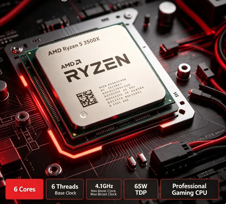 processeur-amd-r5-3500x-entry-e-sports-6-cœurs-6-threads-41-ghz-32-mo-de-cache-l3-am4-sans-igpu-excellentes-performances-de-jeu