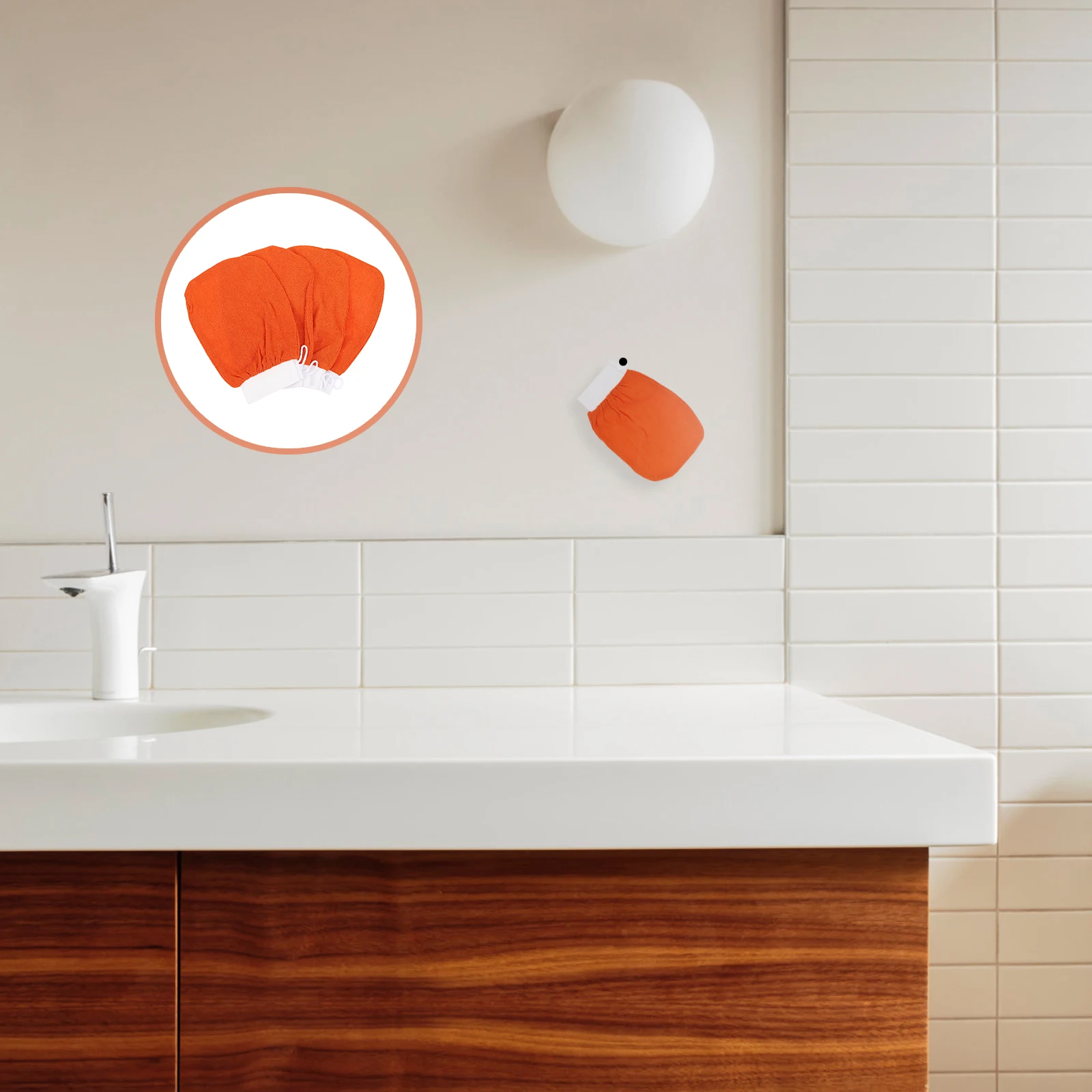 

4Pcs Bath Massage Gloves Exfoliating Body Scrubber Shower Cleaner Bath Massage Gloves Skin Cleaning Glove Shower Cleaning Glove