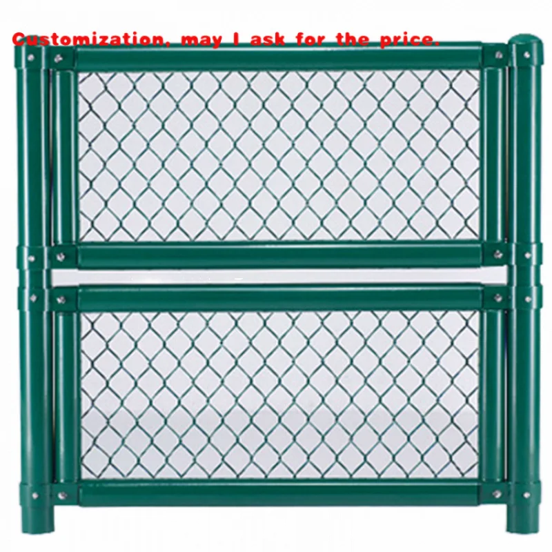 custom.Table Tennis Basketball Court Stadium Field Wire Mesh Fencing Cheap Galvanized and Pvc Coated Chain Link Fence