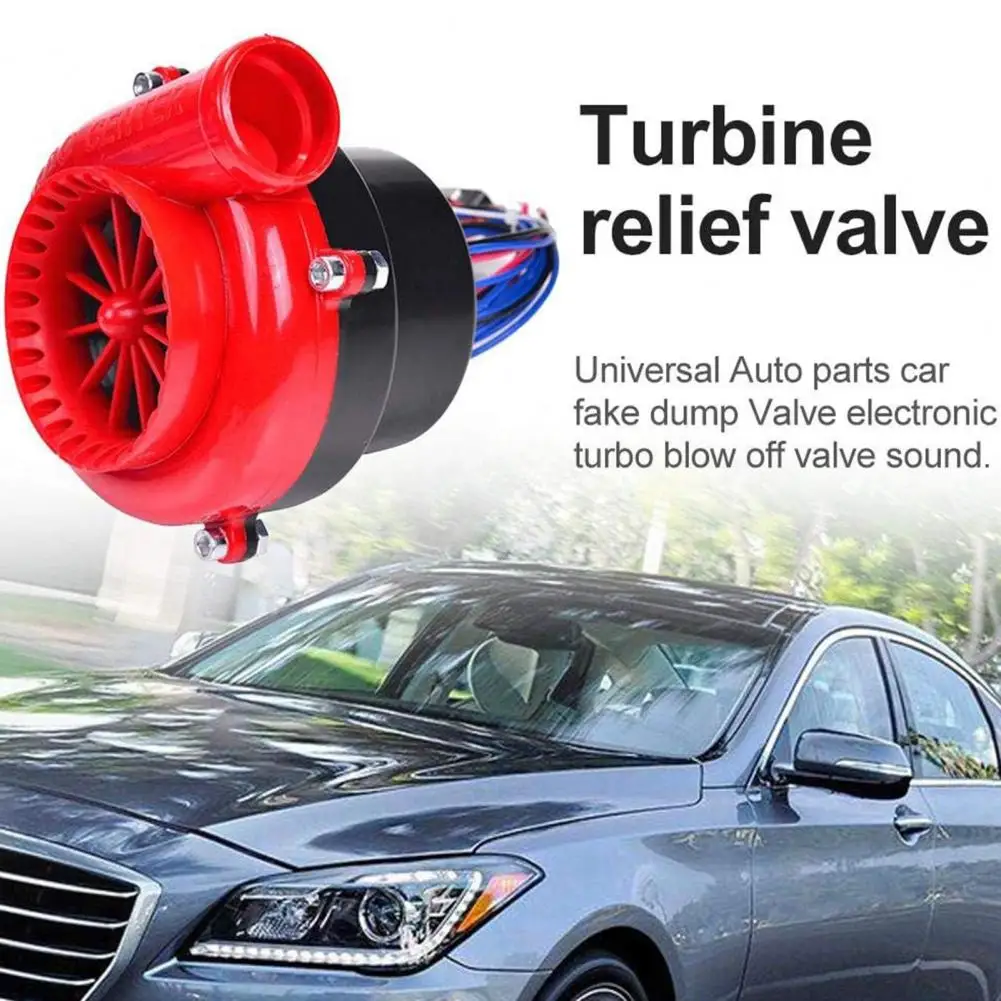 

12V Car Fake Dump Electronic Turbo Blow Off Valve Analog Sound Simulador Universal Loud Horn Electronic Turbo Professional