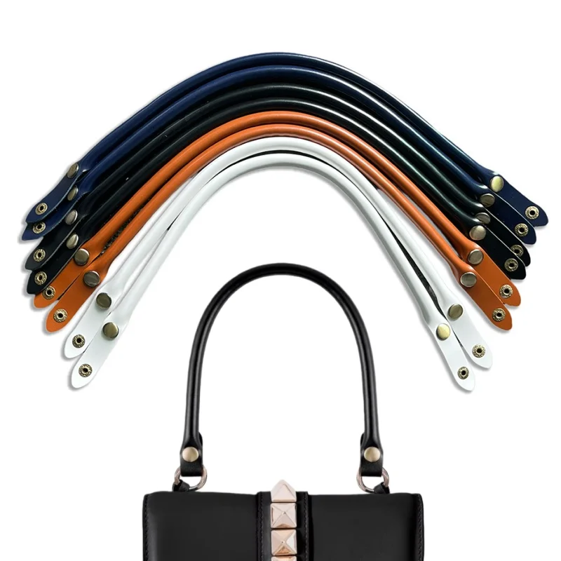 

1/2Pc 40cm Pu Leather Bag Strap with Snap Women Shoulder Bag Handle for Handbag Replacement Handles Bag Accessories For Handbag
