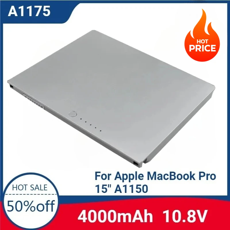 

For A1175 Replaceable Battery for Apple MacBook Pro 15" A1150 A1260 A1226 A1211 MA600 MA601 MA609 MA463 MA464 A1175 MA348 MA610