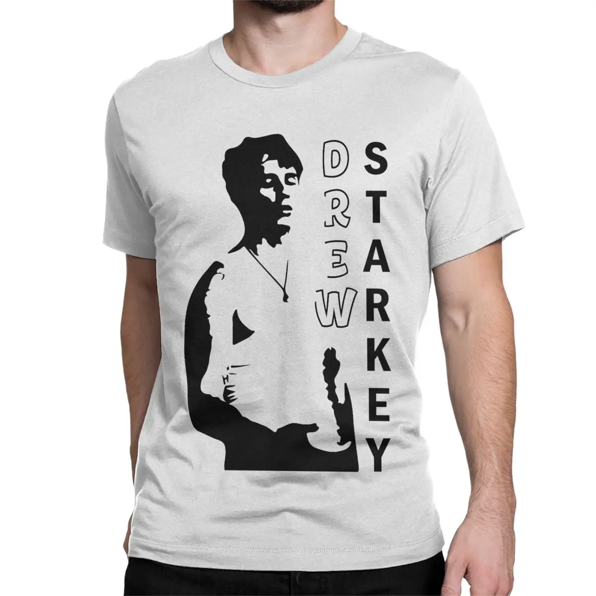 Funny Drew Starkey T-Shirts Men Women\'s O Neck Pure Cotton T Shirts Short Sleeve Tees 4XL 5XL Tops