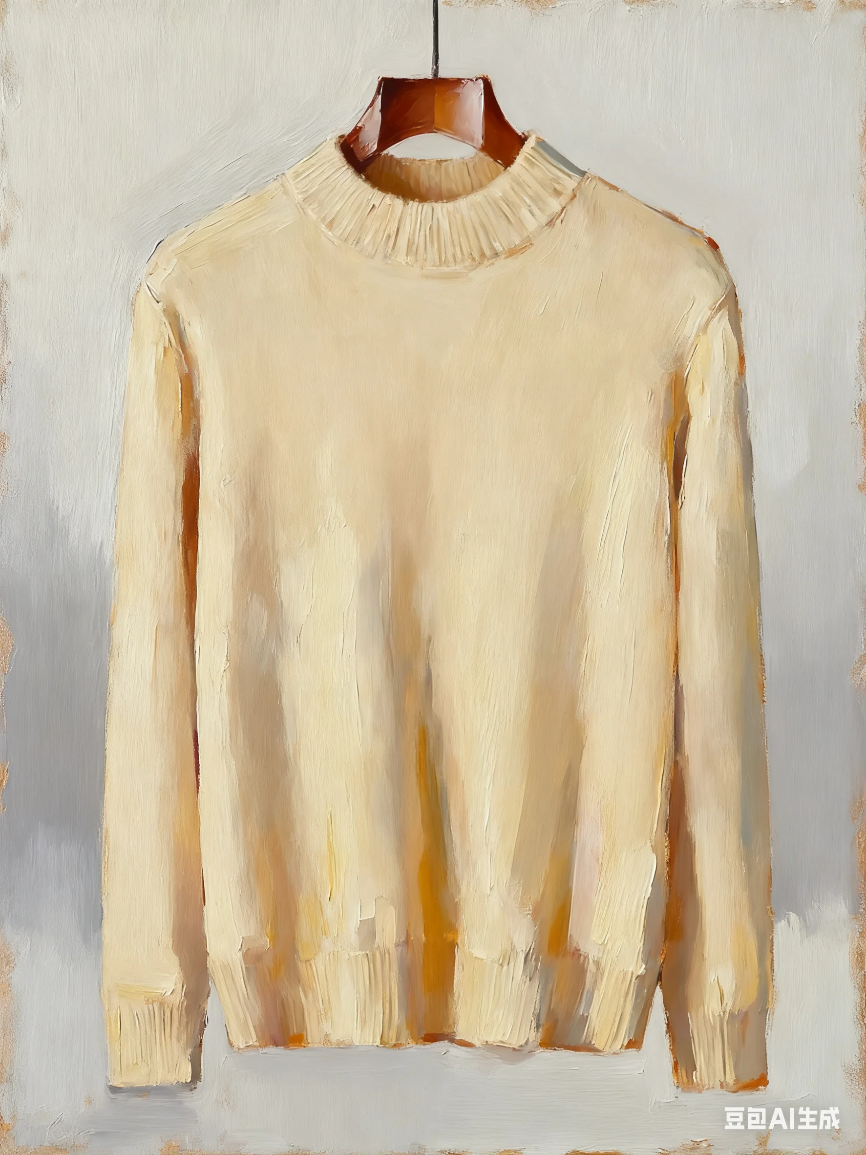 

Men's Cashmere Pullover Autumn Winter 100% Merino wool Mock Neck Sweater Casual Smart Thickened Knitwear Soft Warm Basic Jumper