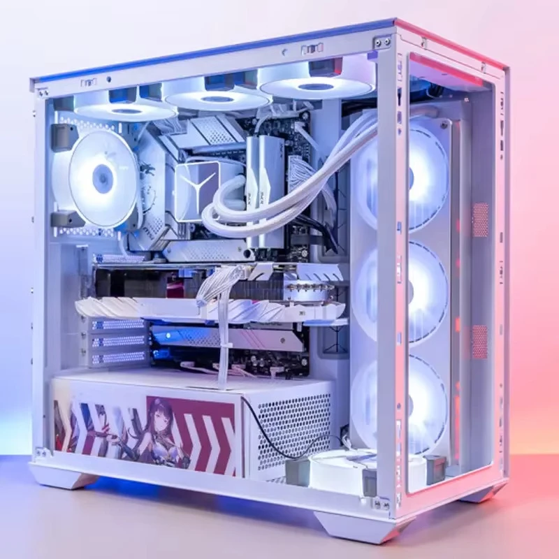 

Aluminum alloy smart chassis, high-quality gaming computer case with RGB fan