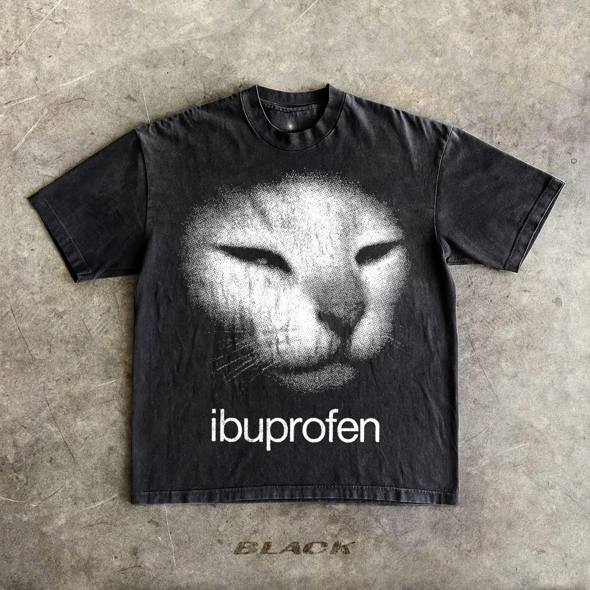 I need Ibuprofen Funny Vintage Graphic Cat T-shirt Meme Shirt Silly Kitten Tshirt Gift Shirts Ironic Tees Gift for Her Him image 2