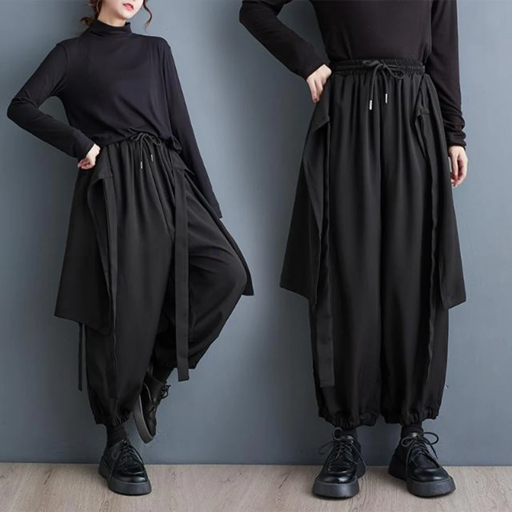 

XS-5XL Summer New Unisex Solid Color Skirt Pants American Retro Fashion Trend Street Casual Breathable Simple Neutral Bottoms