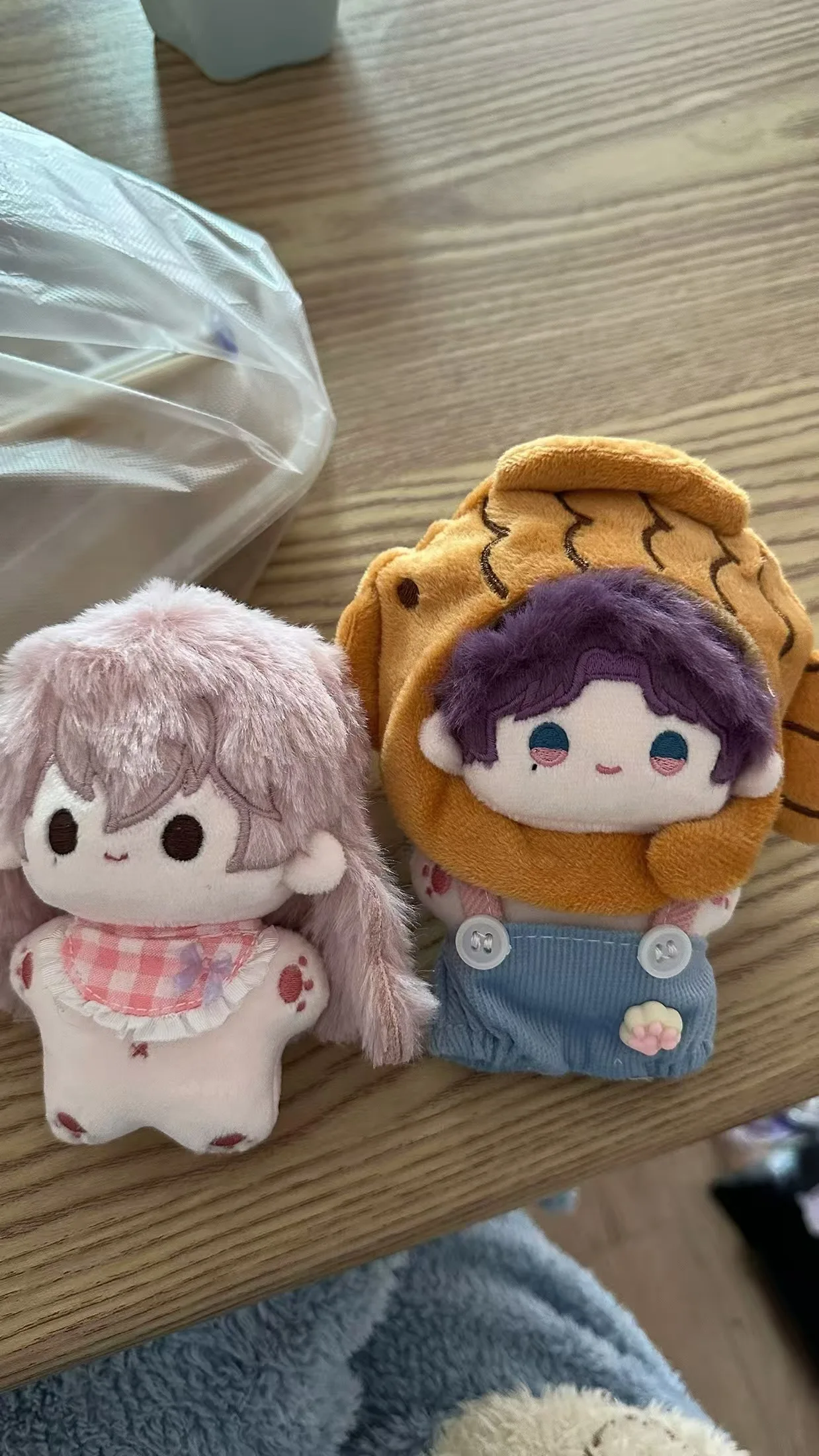 Love and Deepspace Xavier Zayne Rafayel ralayo Sylus 10cm Cotton Doll Hat Idol T-shirt shorts Plush Doll-Hat Hood Head Cover Cap