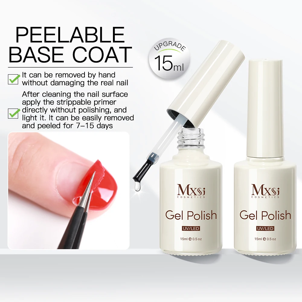 15 مللي المطاط قاعدة معطف ومعطف فوقي هلام مسمار البولندية طويلة الأمد نقع قبالة الأشعة فوق البنفسجية الأظافر مصباح هلام قاعدة معطف فوقي إنهاء مسمار الفن الورنيش #5