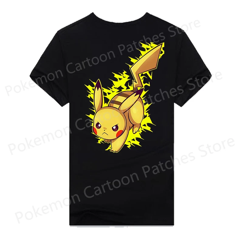 Pokemon Anime łatki do prasowania do odzieży naklejki termiczne na ubrania koszulka DIY topliwy łatka akcesoria niestandardowy prezent Kawaii